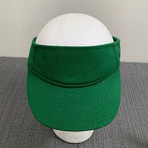Augusta Sportswear Visor Youth Adjustable Green Jersey Mesh Strapback Cap 6228
